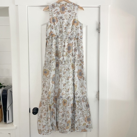 Rachel Zoe Sleeveless Floral Tiered Maxi Dress - XS - Picture 4 of 5